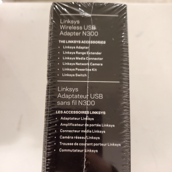 NIB Linksys AE1200 N300 Wireless USB Adapter - Picture 3 of 4